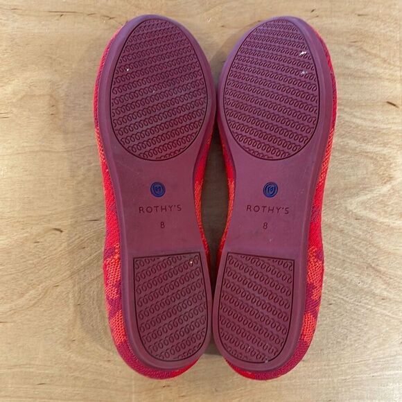 ROTHY’S Red Camo‎ Round Toe Loafers Slip-On Flats Shoes Women’s 8 - Picture 7 of 7